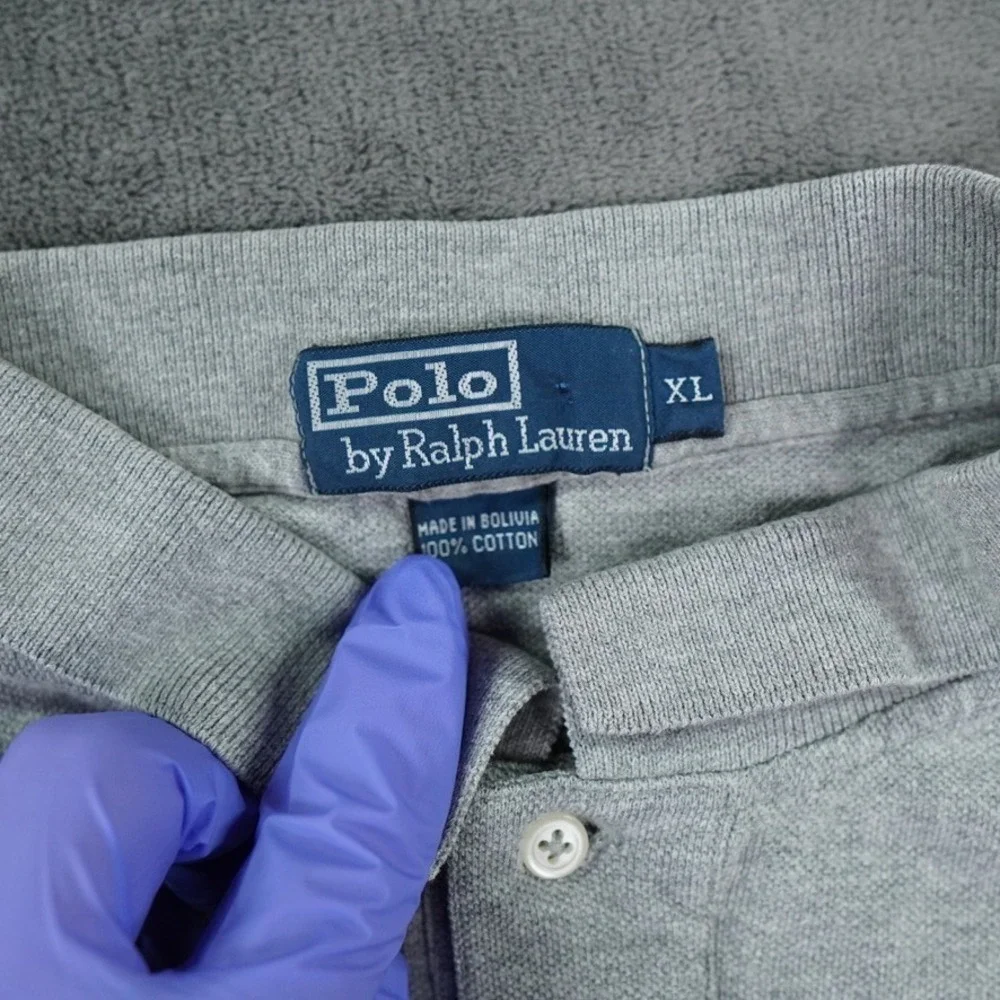 VTG Polo Ralph Lauren Polo Shirt Men Extra Large Stripe ClassicFit Pony Lot of 3